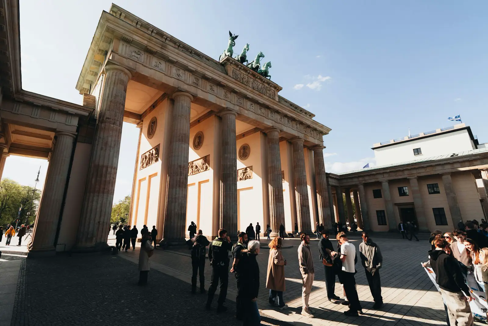 The Brandenburg Gate in Berlin